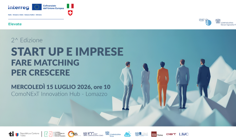 Evento "Startup e imprese: fare matching per crescere"