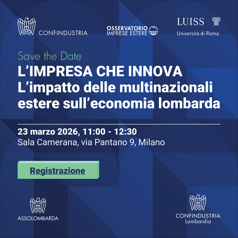 L’impresa che innova. L’impatto delle multinazionali estere sull’economia lombarda
